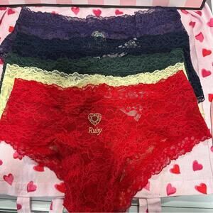 Victoria’s Secret Gemstones Lace Cheeky Panties